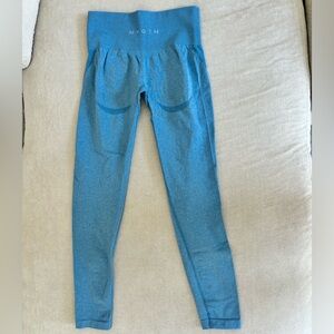 NVGTN Women’s Teal-Blue Seamless High-Waist Leggings